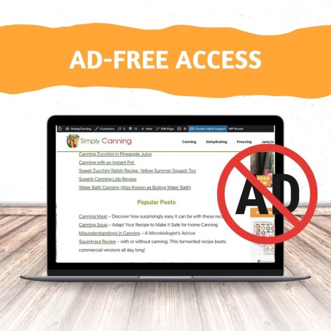 Ad-Free Access to SimplyCanning.com.