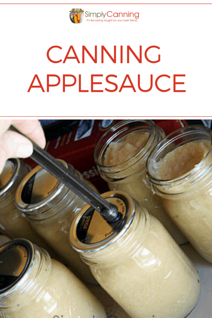 Canning applesauce pin