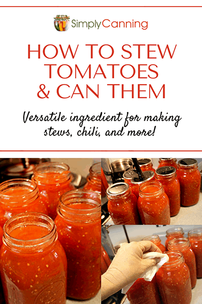 Canning stewed tomatoes