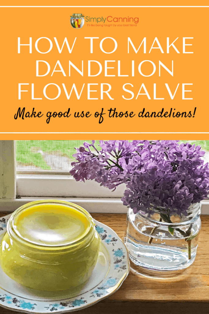 Dandelion Salve Recipe pin