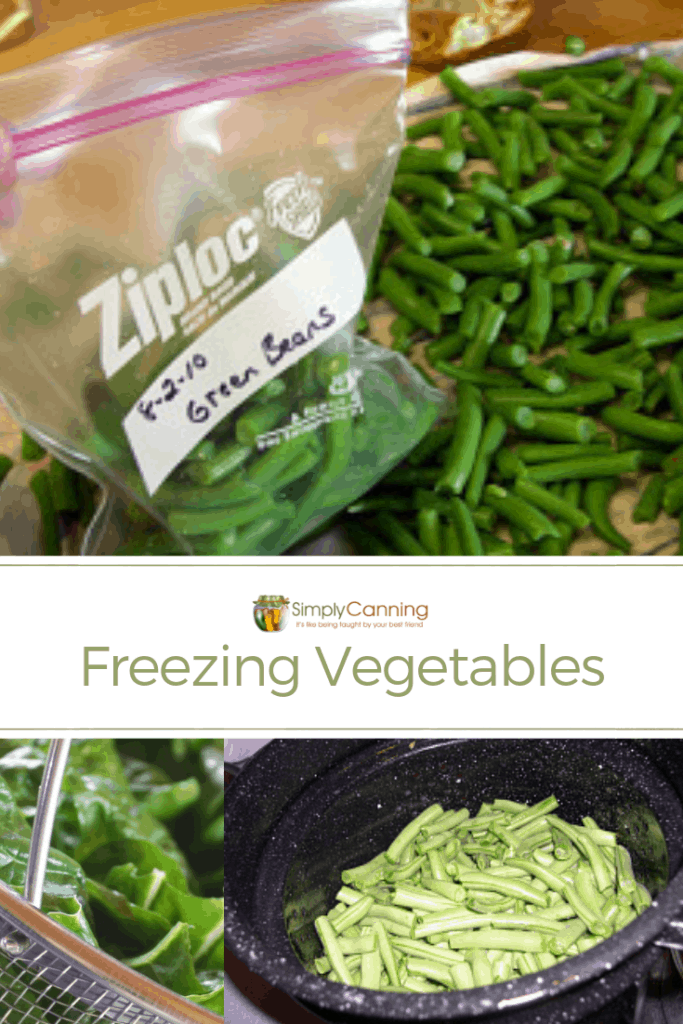 Freezing vegetables