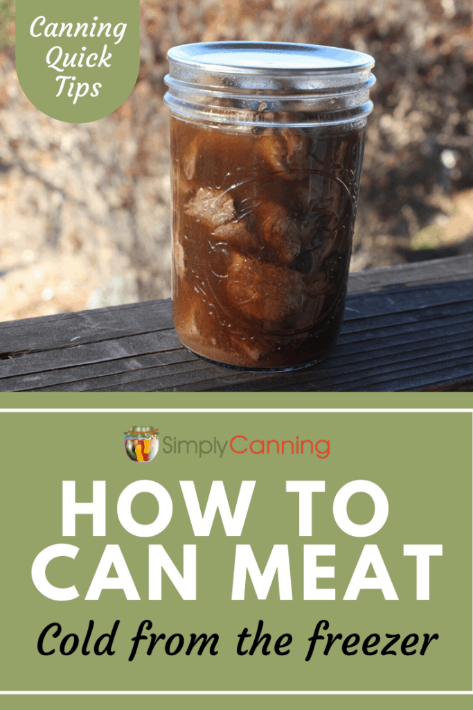 How to Can Meat Cold from the Freezer