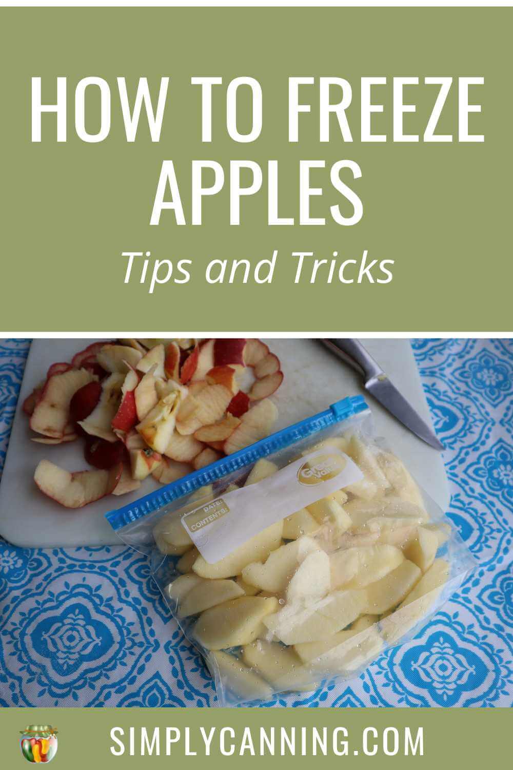 How to Freeze Apples