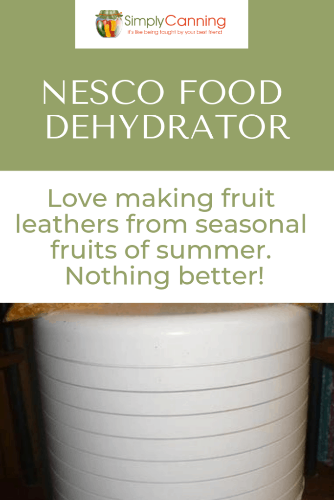Nesco food dehydrator