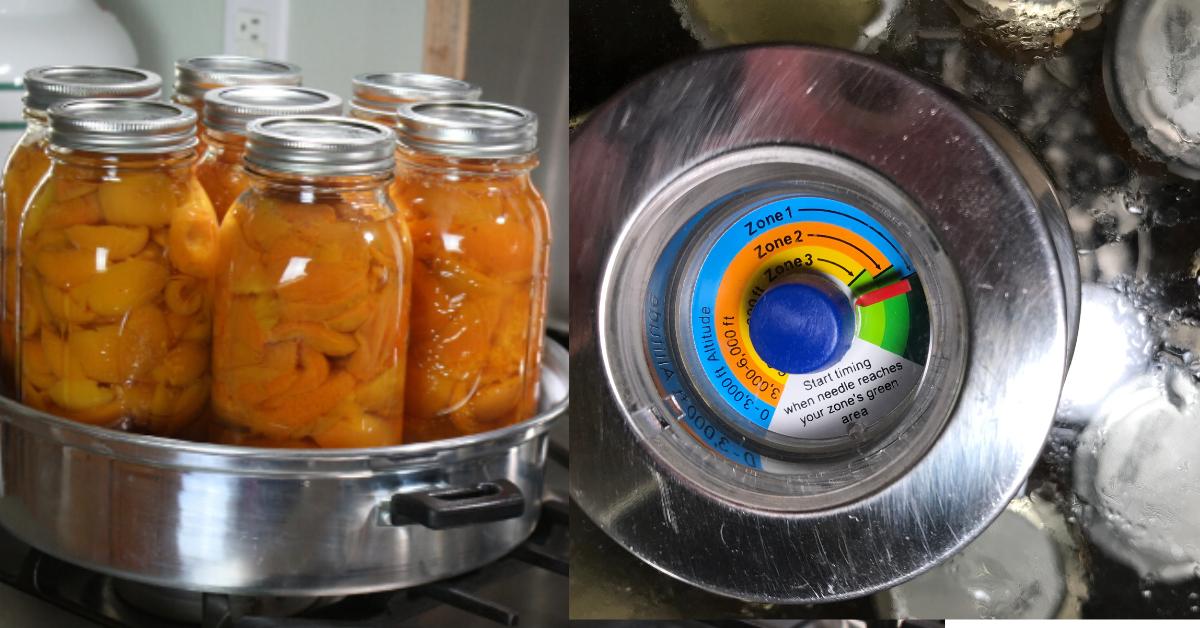 2 Image Collage showing 2 steam canners, links to post. 