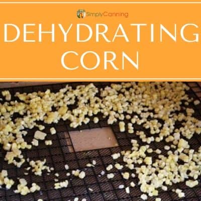 Dehydrating Corn