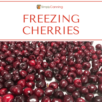 Freezing Cherries: Homemade Frozen Cherries