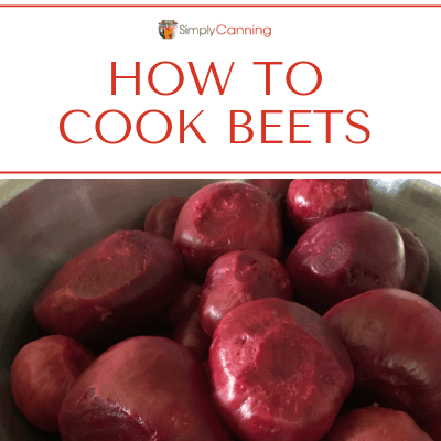 Freshly peeled cooked beets in a bowl.