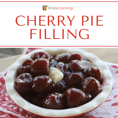 Canning Cherry Pie Filling