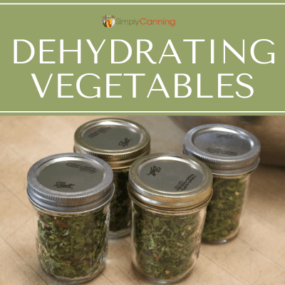 dehydrating vegetables