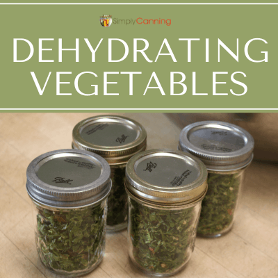 Dehydrating Vegetables 