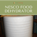 Nesco dehydrator sitting on the table.