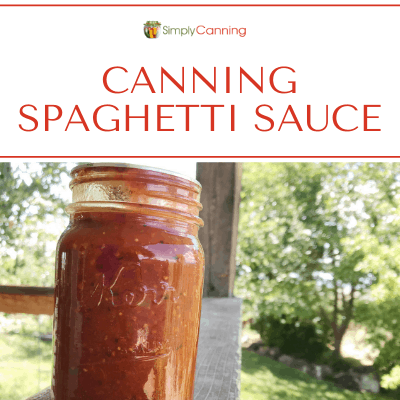 Canning Spaghetti Sauce with Meat