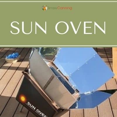Sun Oven with its reflective panels open and facing the sunlight.