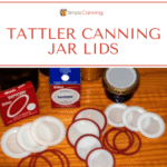 Tattler rings and flats spread over the table surface.