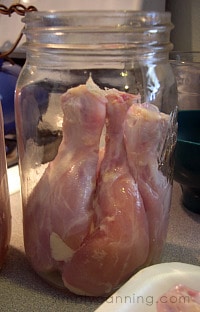 How to safely can chicken - raw and hot pack pressure canning