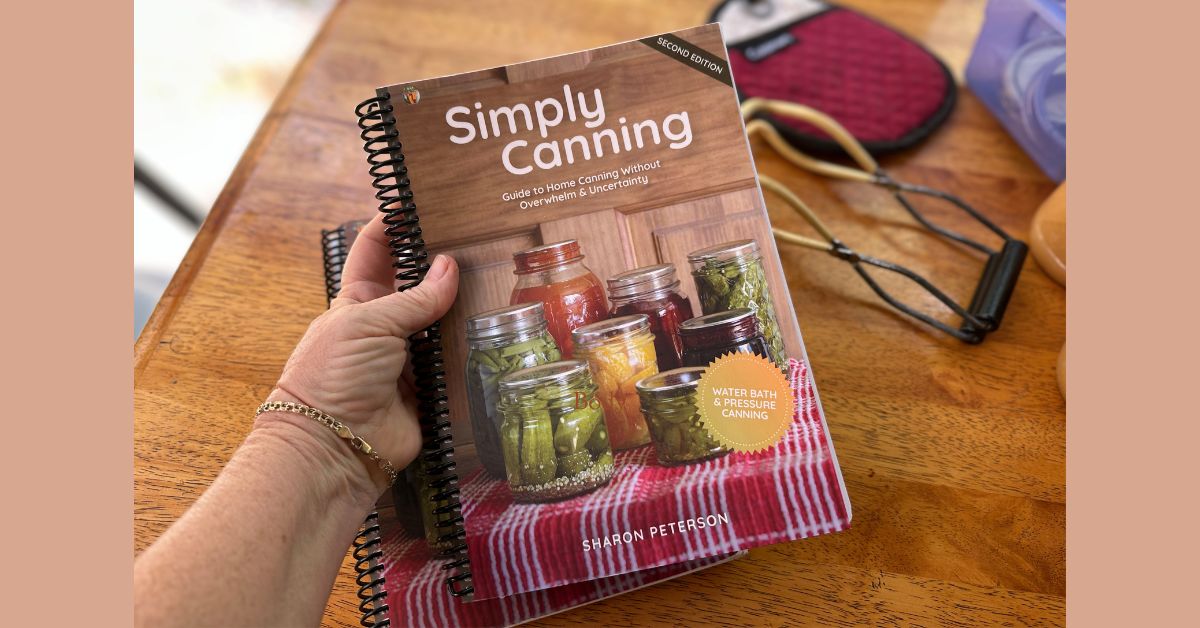 Cover photo of the Simply Canning Guide Book
