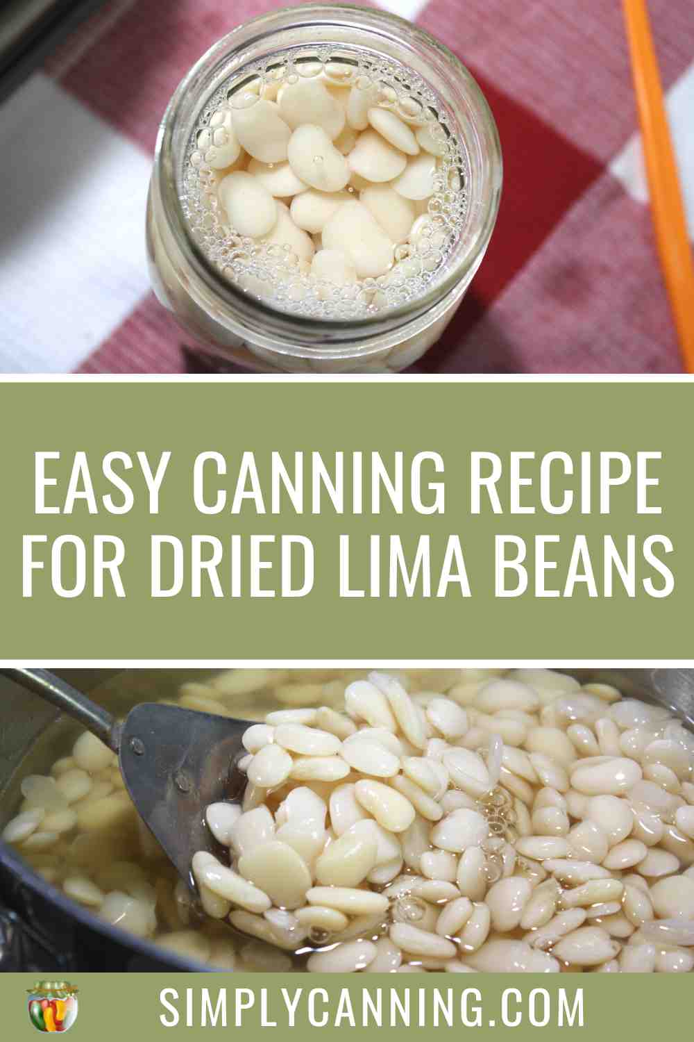 Canning Lima Beans; Pressure Canning Instruction