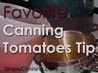 Canning Tomatoes Tip