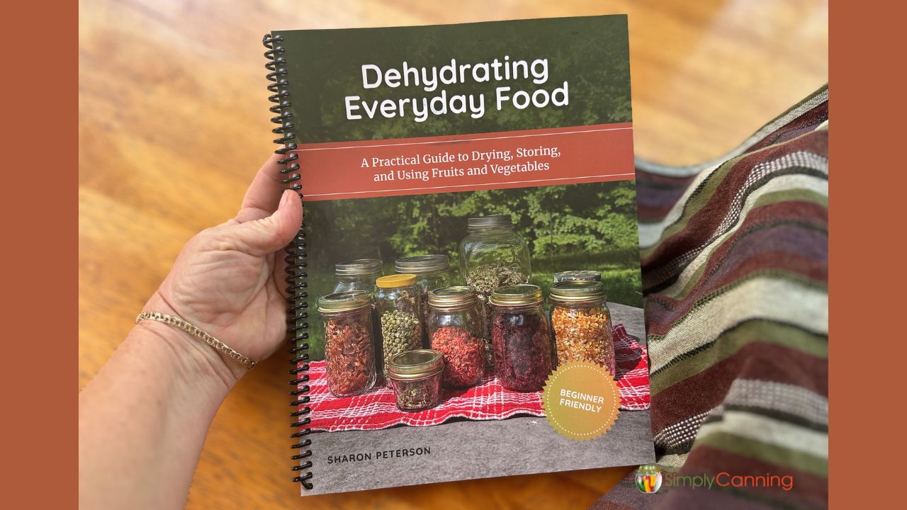Dehydrating Everyday Foods spiral bound guide cover shot.