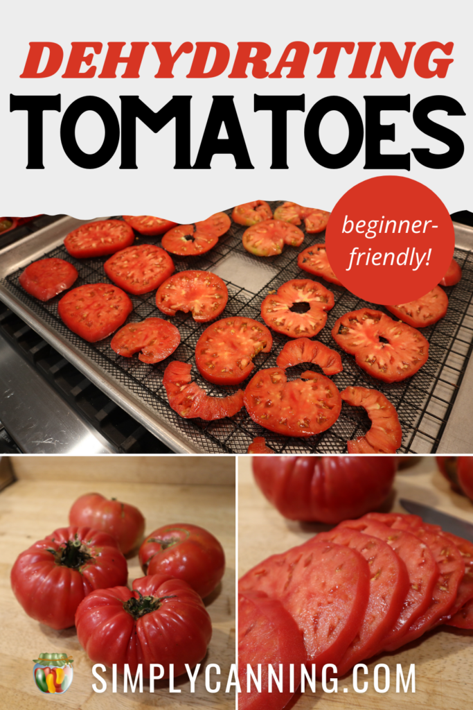 dehydrating tomatoes pin