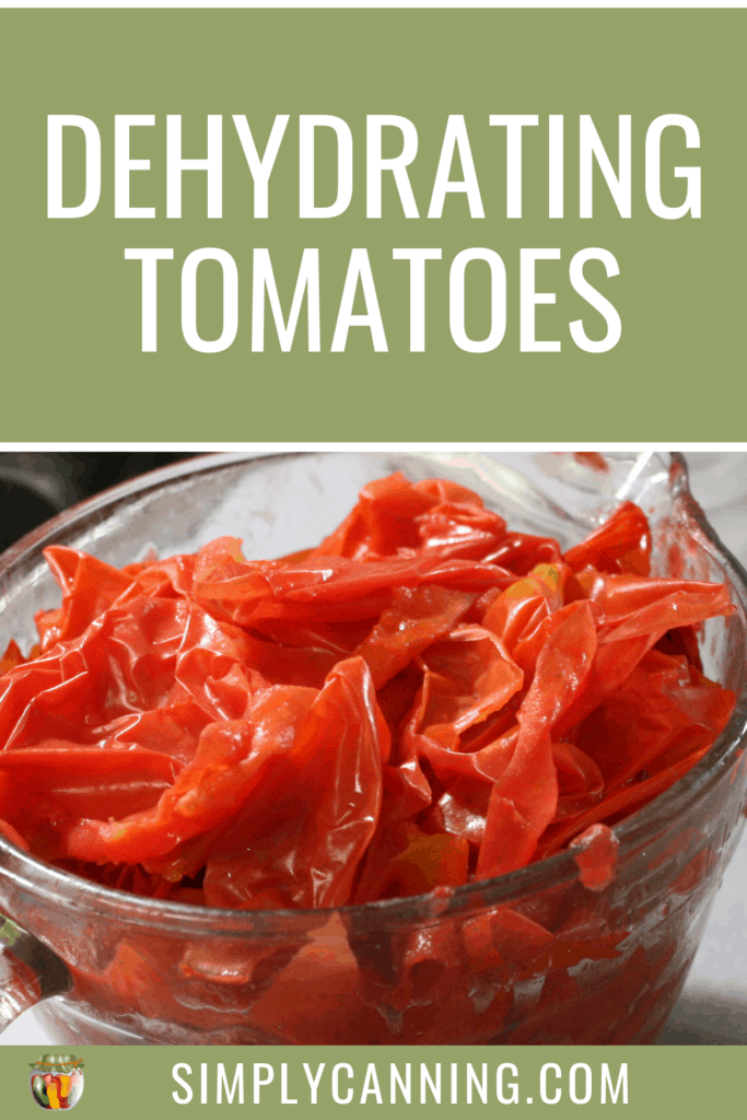 Dehydrating Tomatoes