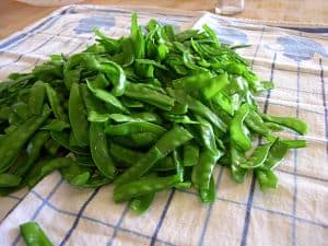 freezing peas