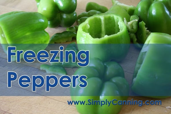 freezing peppers