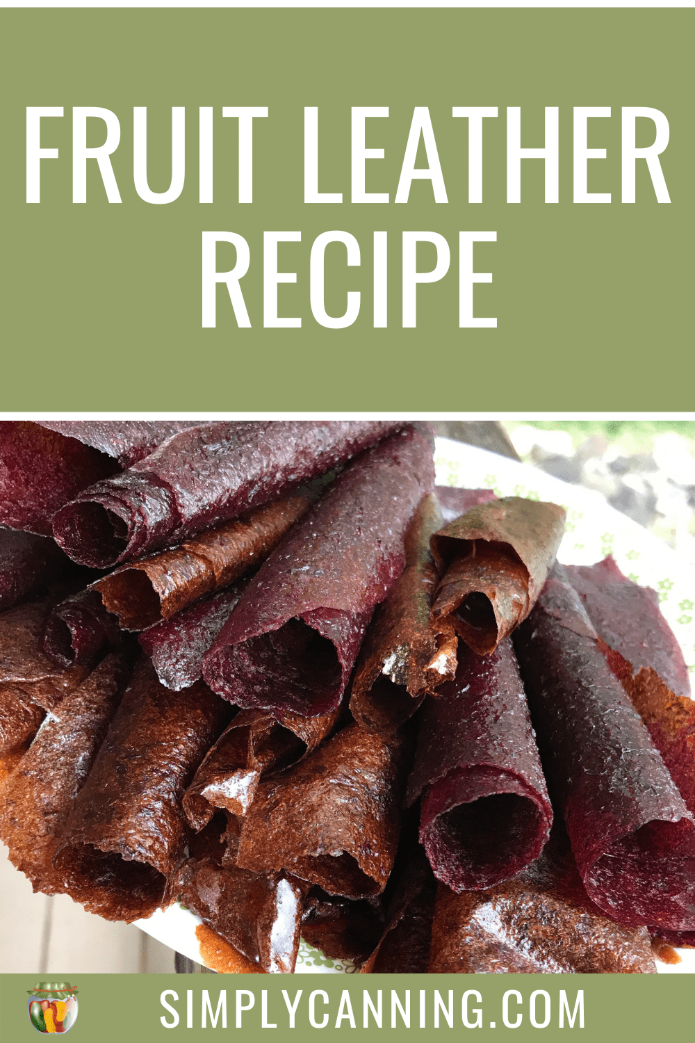 Fruit Leather Recipe How to Make Homemade Fruit Rollups