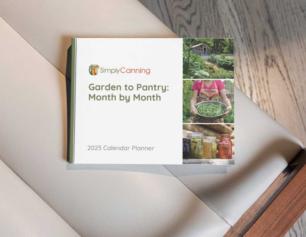 garden to pantry planner on a couch
