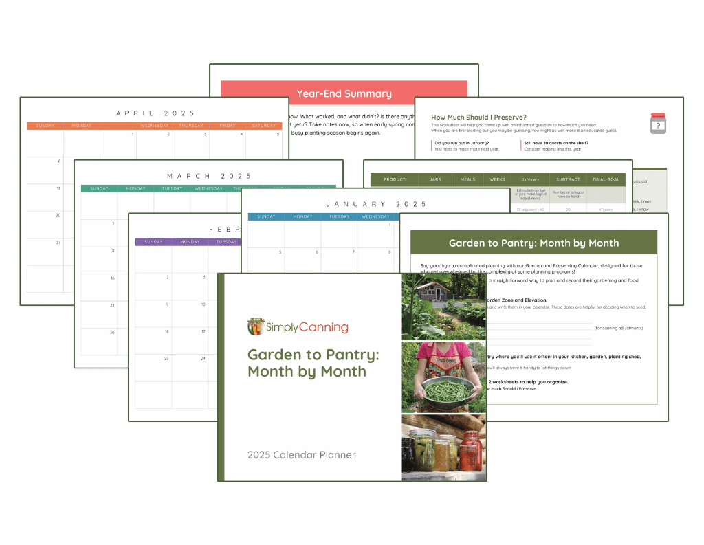 mockup of the garden to pantry planner