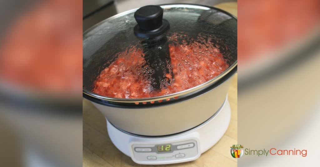 Ball FreshTECH Jam and Jelly Maker sitting on the countertop.