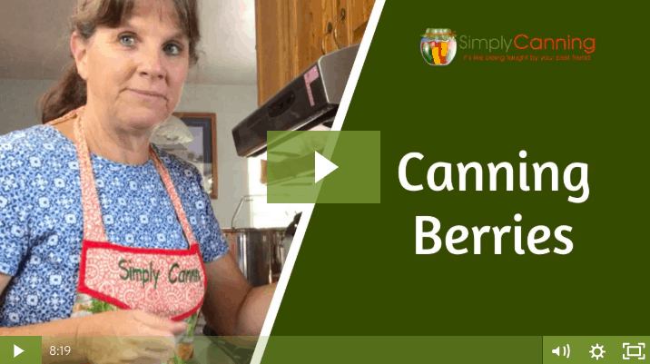members canning berries