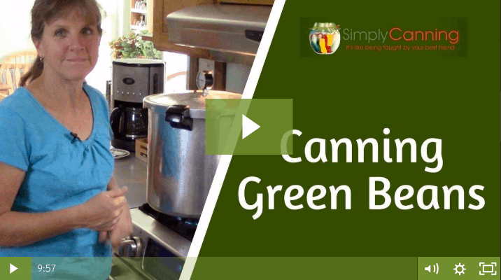 members canning green beans