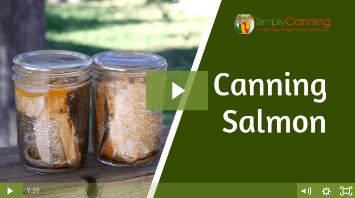members canning salmon