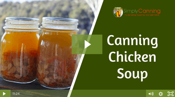 Lesson screenshot for Canning Chicken Soup
