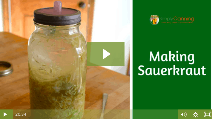 members making sauerkraut