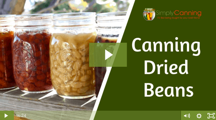 Different colors of beans in canning jars linking to the member lesson.