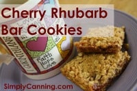 Cherry Rhubarb Bar Cookies 