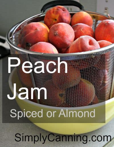 Peach Jam Spiced or Almond