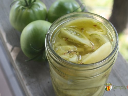 Pickled Green Tomatoes: Don't Knock It 'Til You Try It! Fast & Easy!