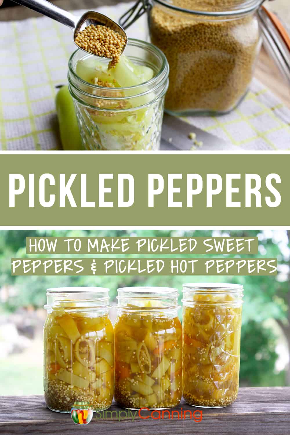 Pickled peppers can be made with just about any pepper out there!