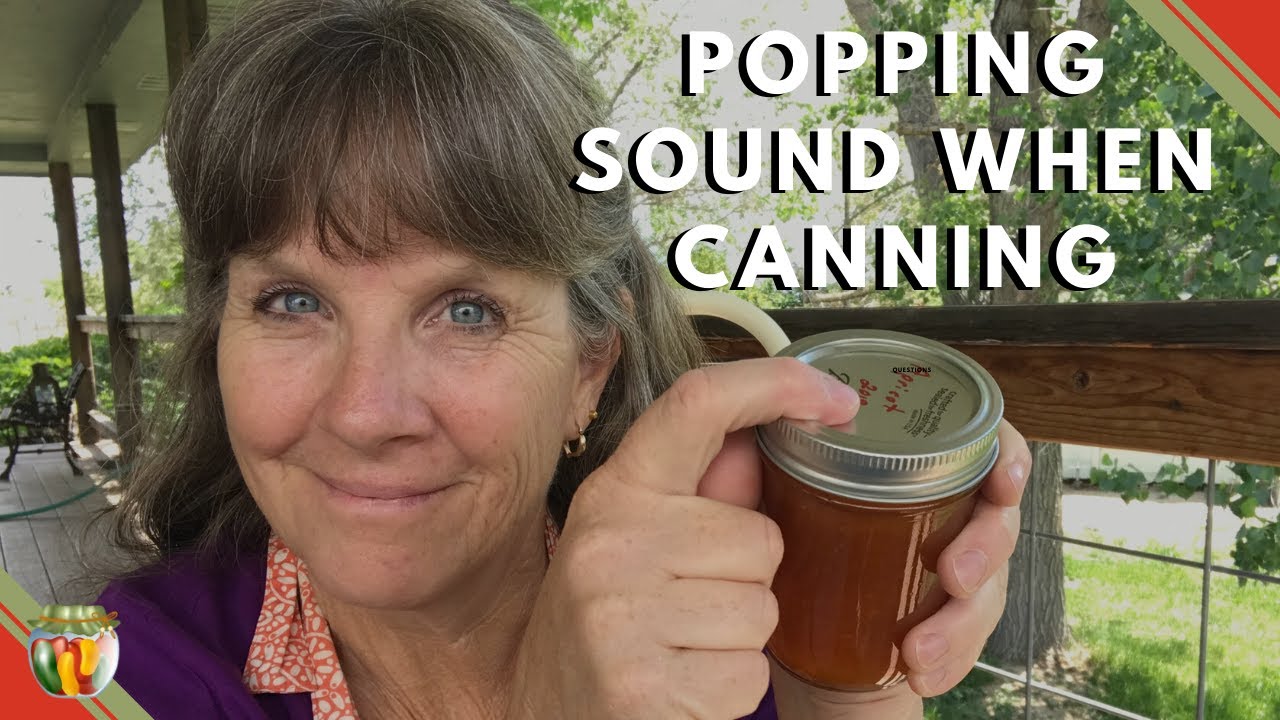 Sharon pointing to a small canning jar's lid.