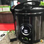 Image of the Presto Electric Canner sitting on a kitchen counter.