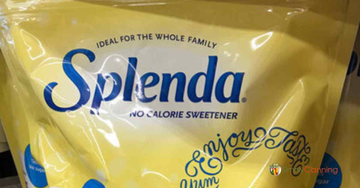 Canning with Splenda