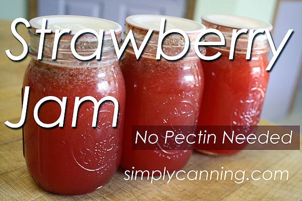 strawberry jam recipe top